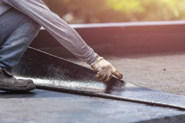 Professional Basement Waterproofing technician working in Pendleton, SC
